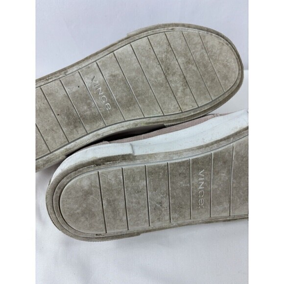Vince Cage Platform Sneaker Pink Blush Putty Suede Size 8 EU 38 Slip On Comfort - Picture 10 of 16